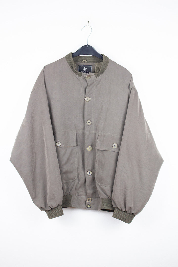 Vintage Jacke in Grau L