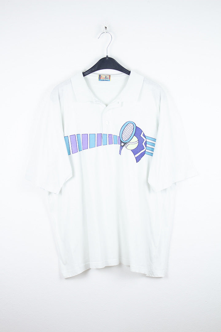 Loco Polo Shirt in Weiß L-XL