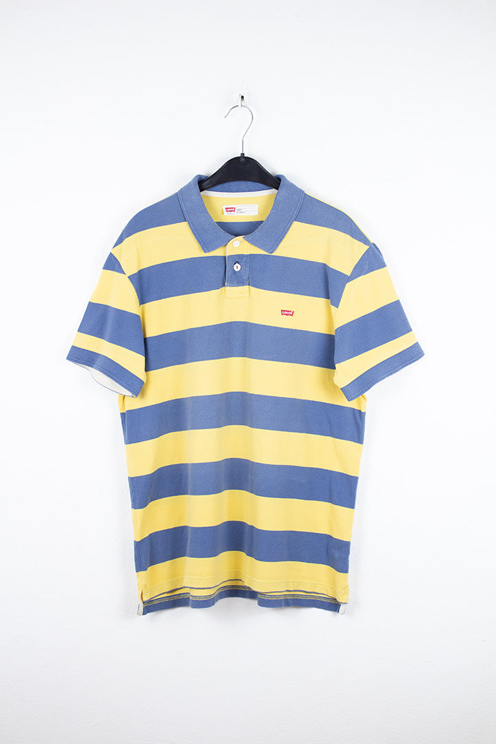 Levi's Poloshirt in Blau und Gelb L