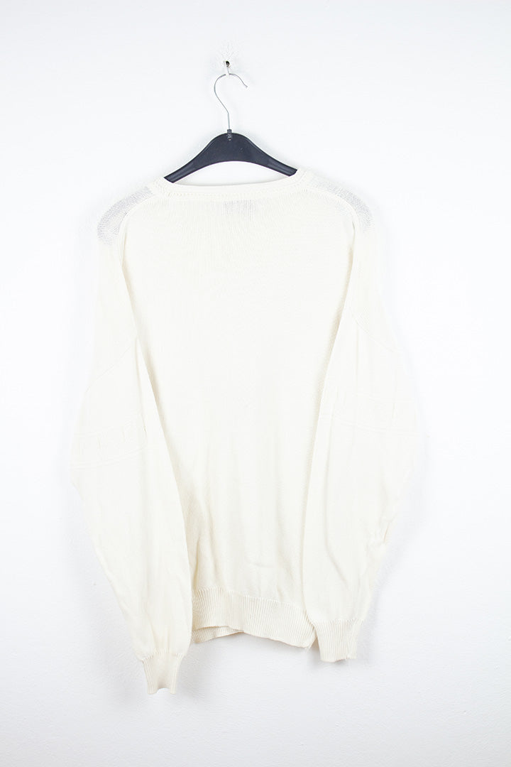 Danwin Strick Sweatshirt in Weiß L