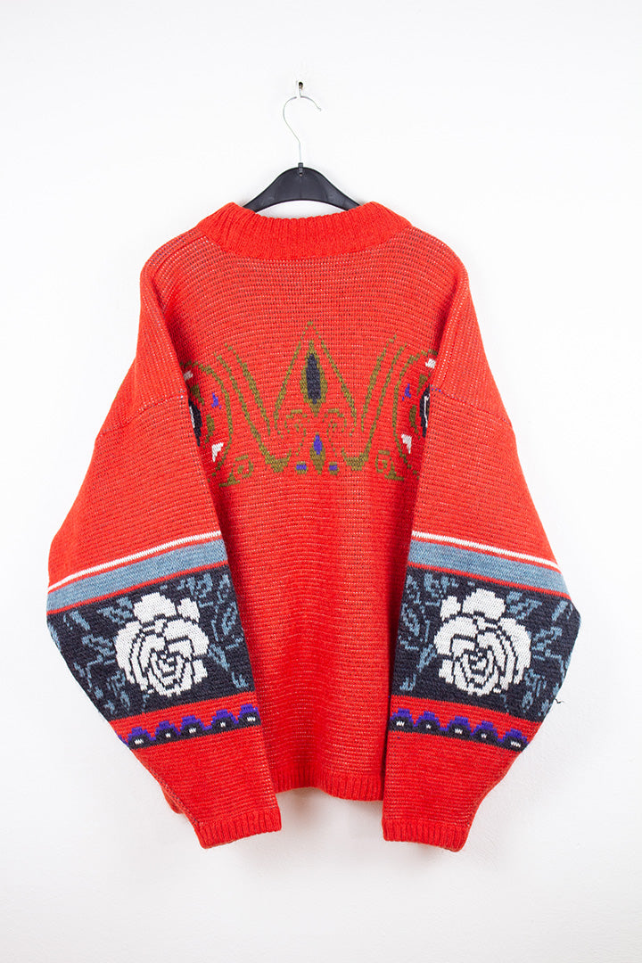 Oxbow Strick Sweatshirt in Rot XL