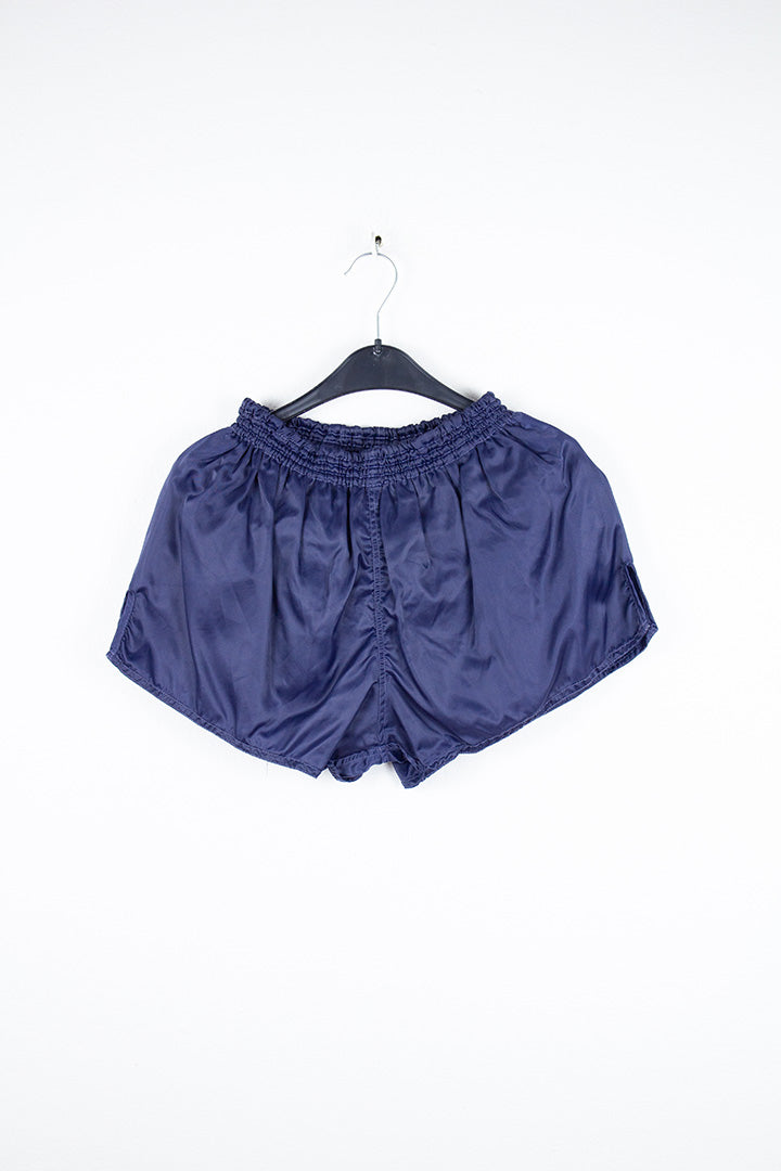 Shorts in Dunkelblau/ Lila S