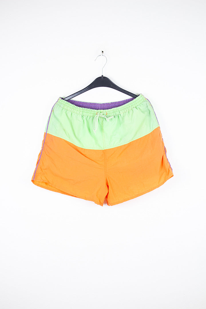 O'clock Shorts in Grün und Orange L