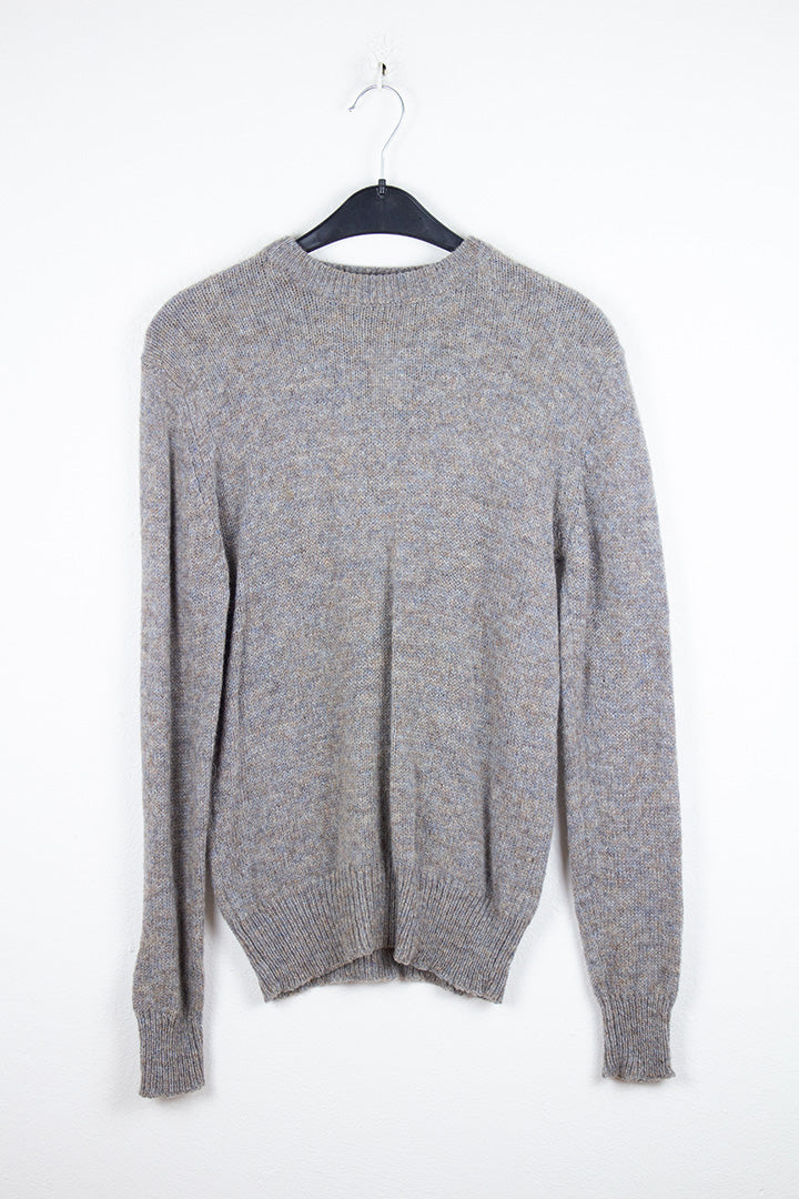 Vintage Strick Sweatshirt in Grau S