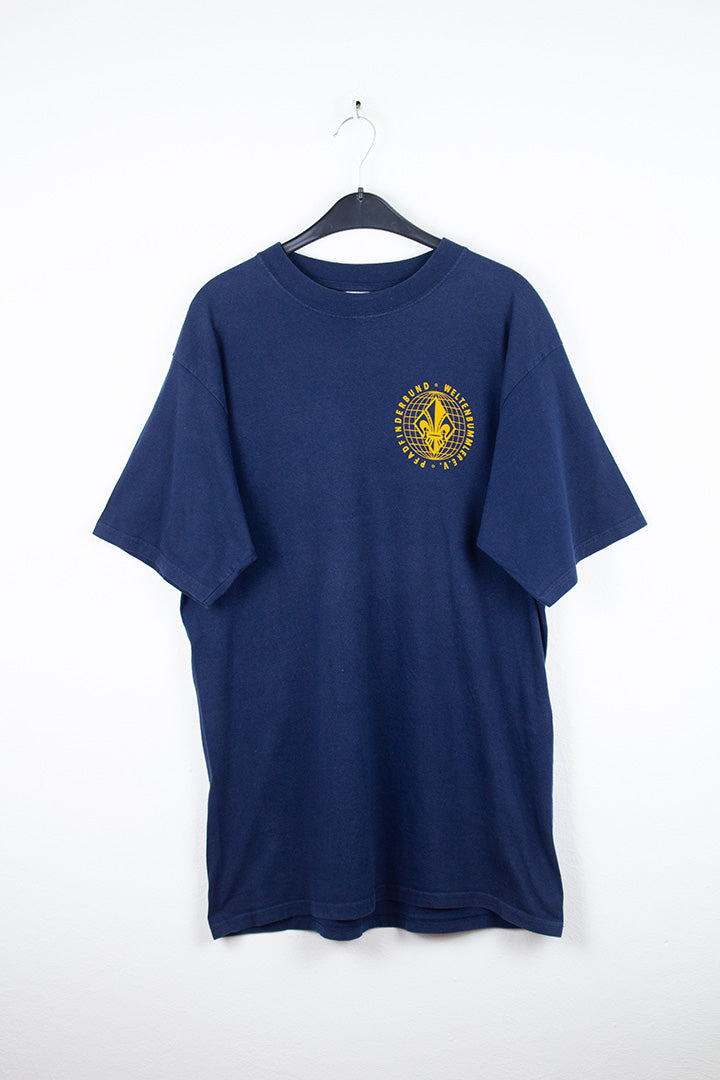 T-Shirt in Blau L