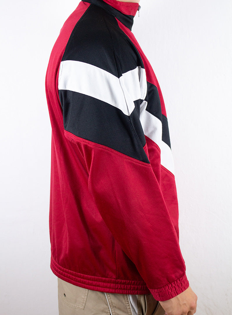 Nike Jacke in Rot, Schwarz und Weiß M-L