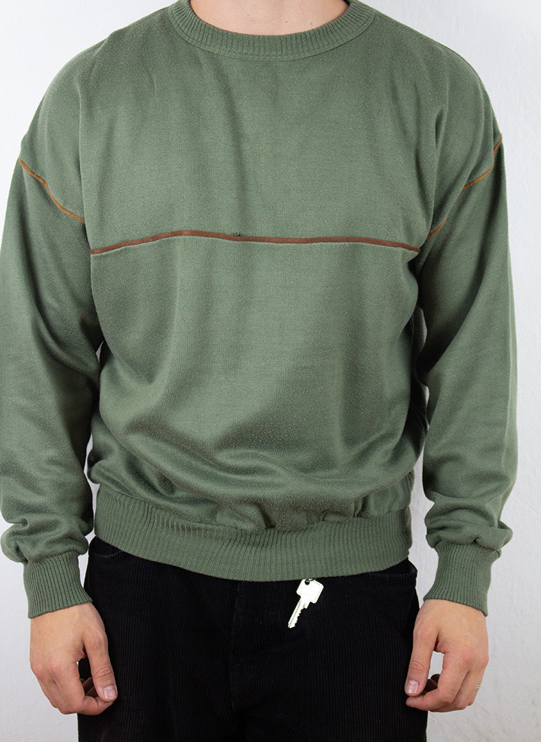 Sweatshirt in Grün L