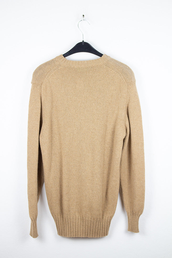 Vintage Strick Sweatshirt in Beige L