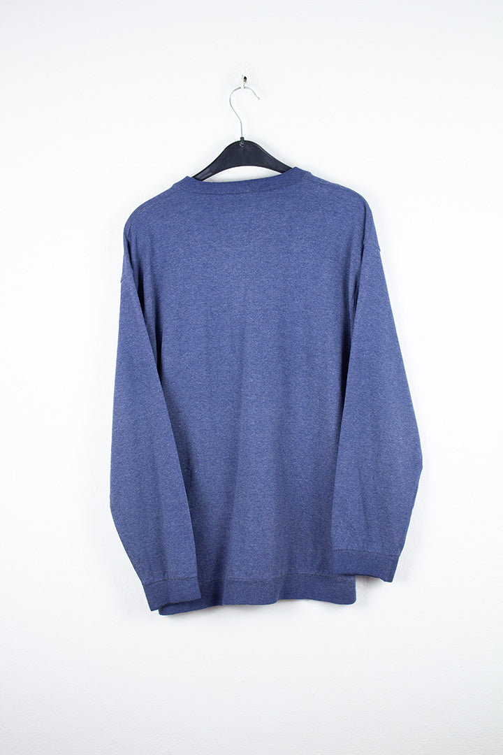Sweatshirt in Blau L