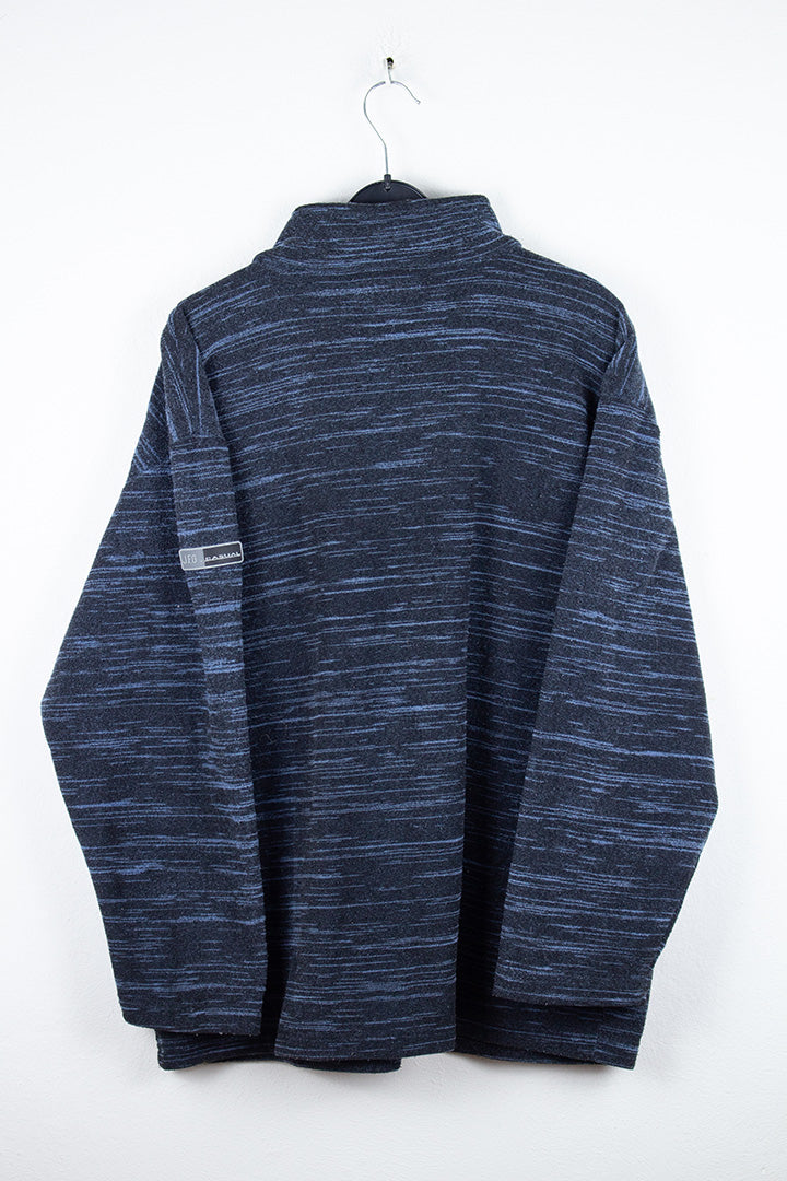 Vintage Fleece Half-Zip in Blau L