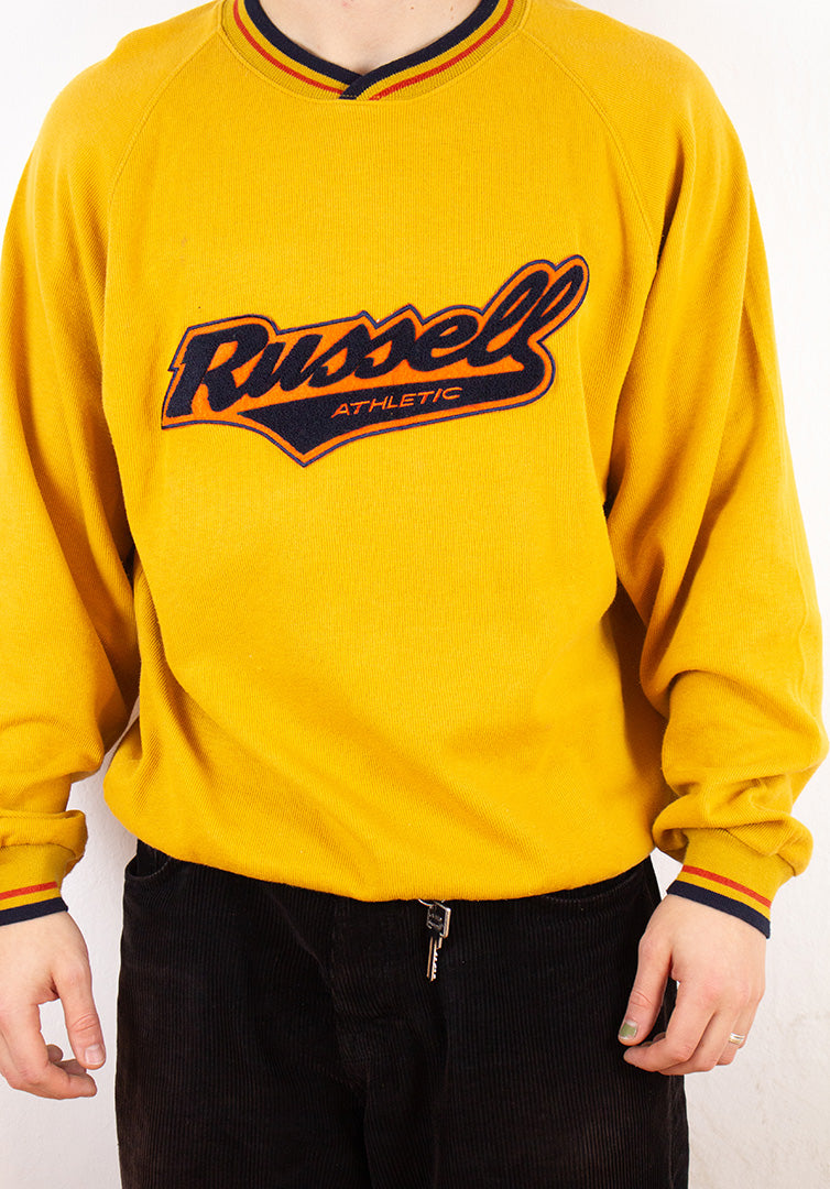 Russel Athletic Sweatshirt in Gelb L-XL