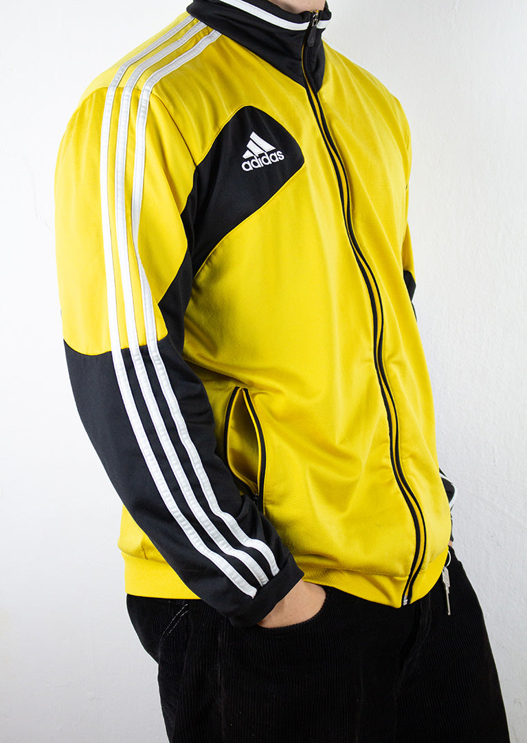 Adidas Jacke in Gelb und Schwarz L