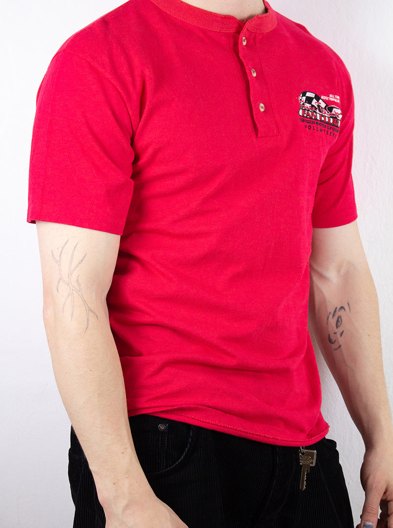Cotton Deluxe T-Shirt in Rot M