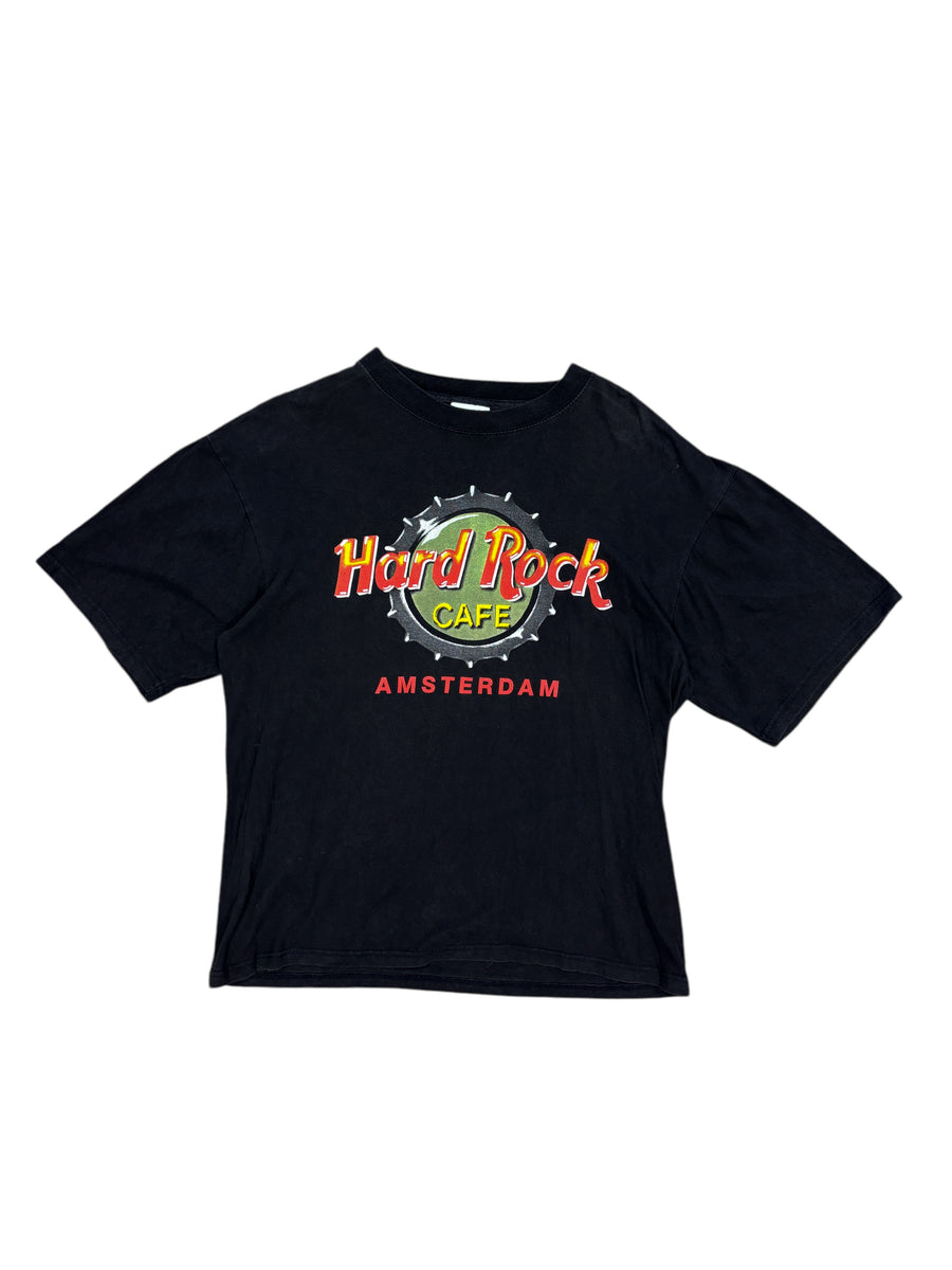 Vintage Hard Rock T-Shirt Schwarz M/L