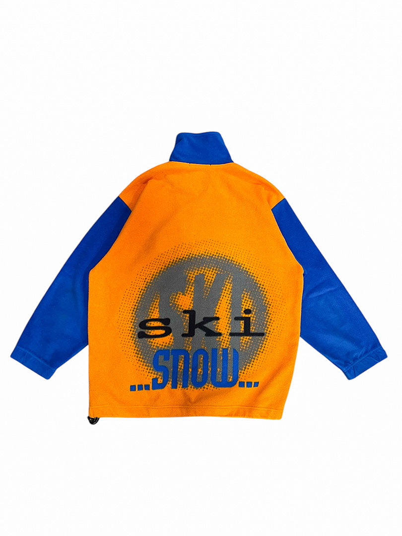 Vintage Fleece Half-Zip Orange L