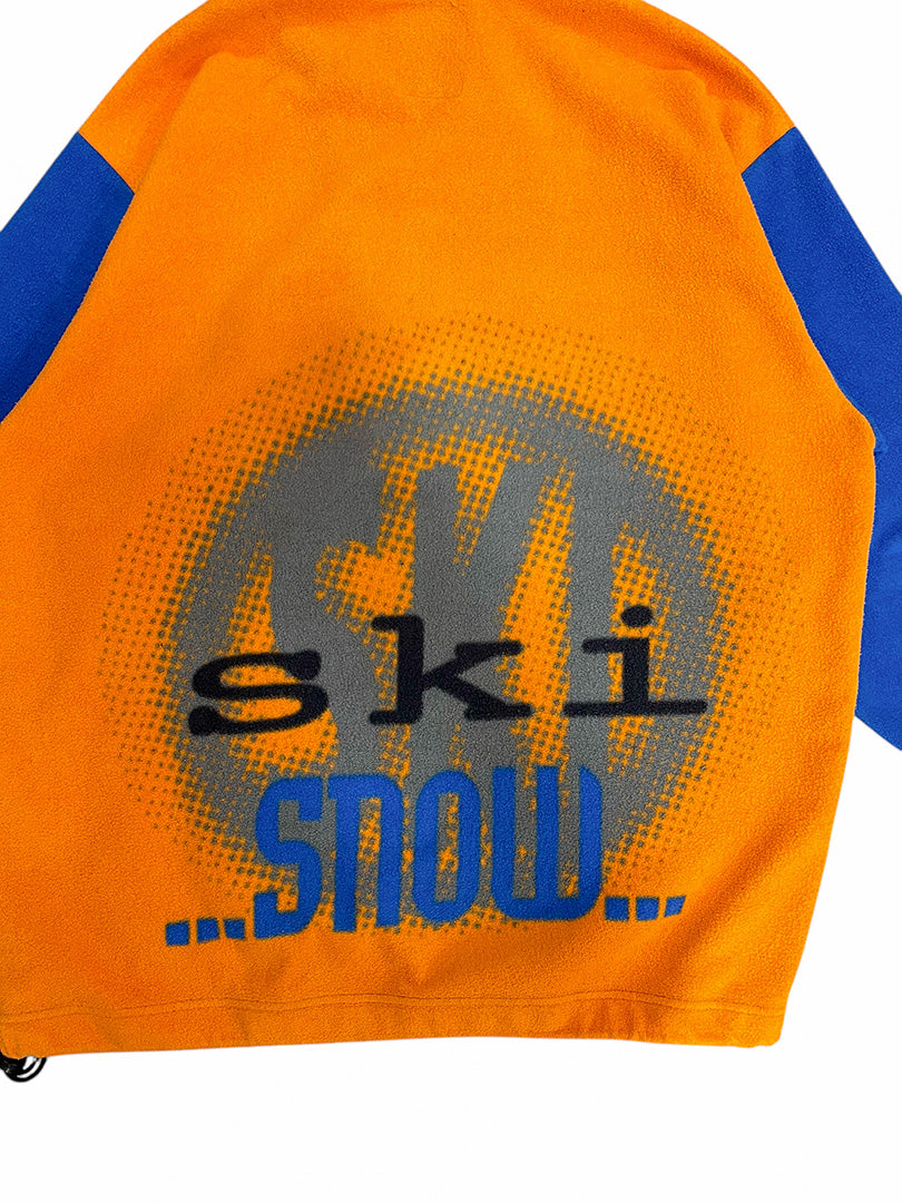 Vintage Fleece Half-Zip Orange L