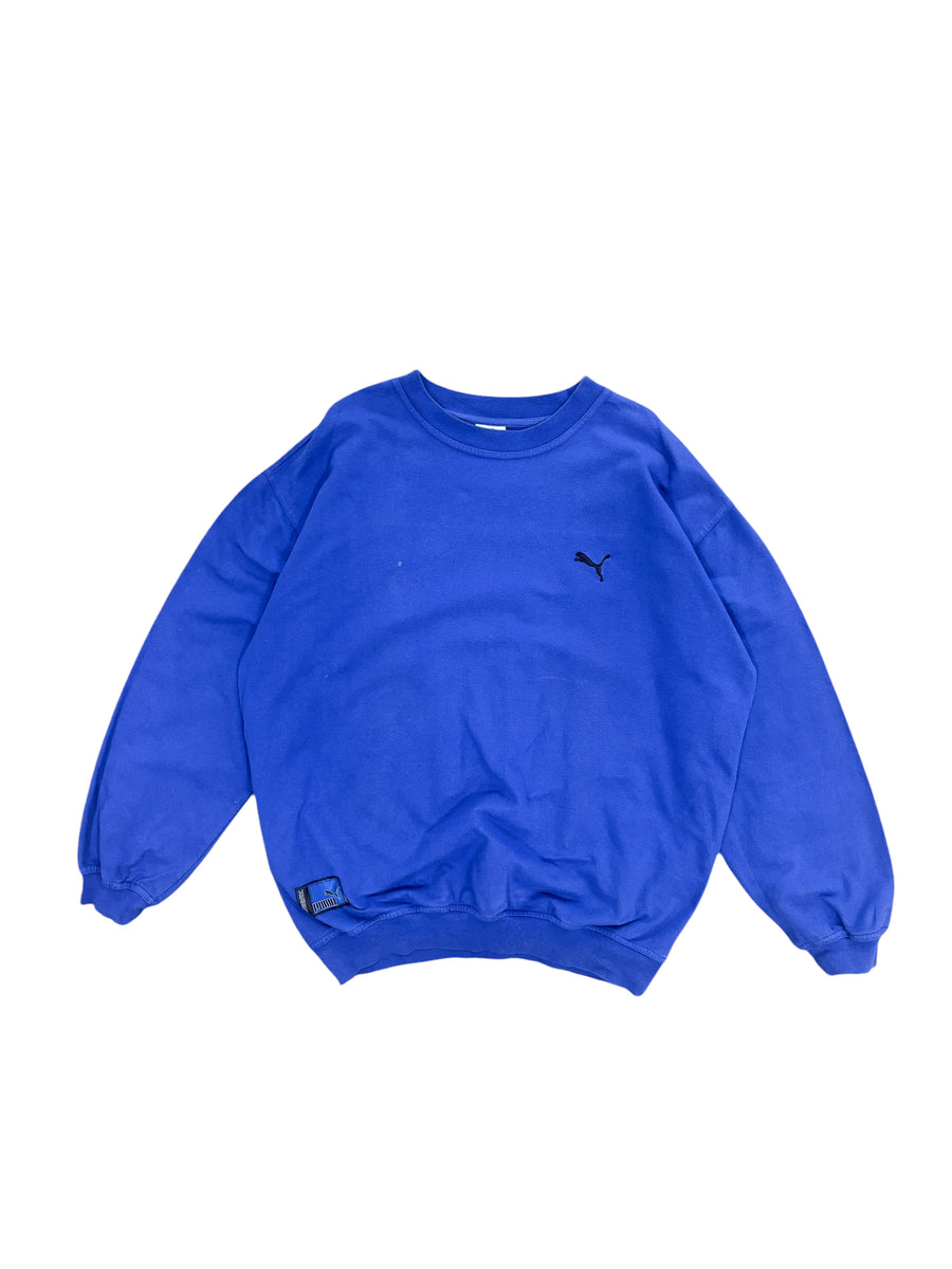 Vintage Puma Sweatshirt Blau L