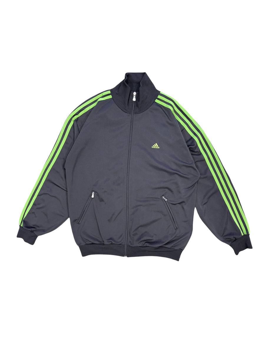 Vintage Adidas Jacke Grau/Grün L