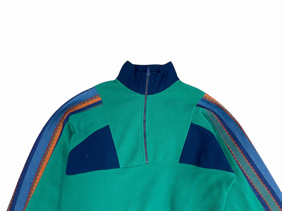 Vintage Fleece Half-Zip Grün L/XL