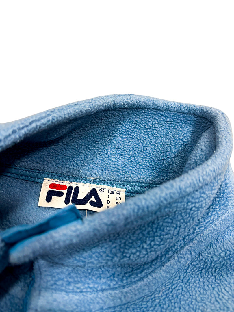 Vintage Fila Fleece Sweatshirt Babyblue M