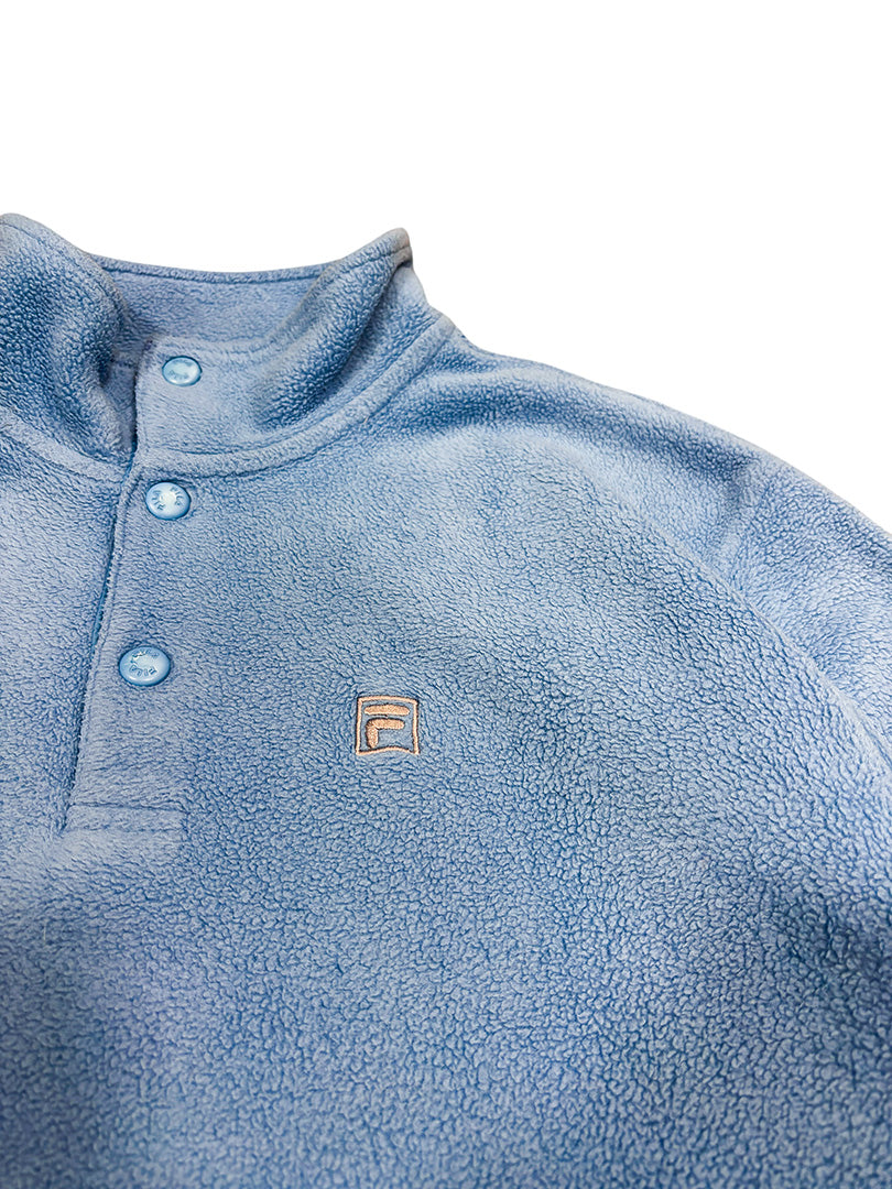 Vintage Fila Fleece Sweatshirt Babyblue M