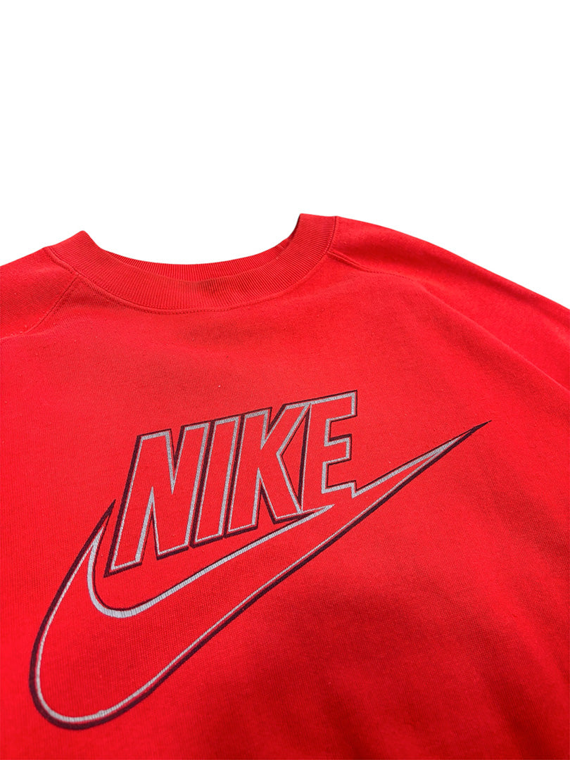 Vintage Nike Sweatshirt Red L