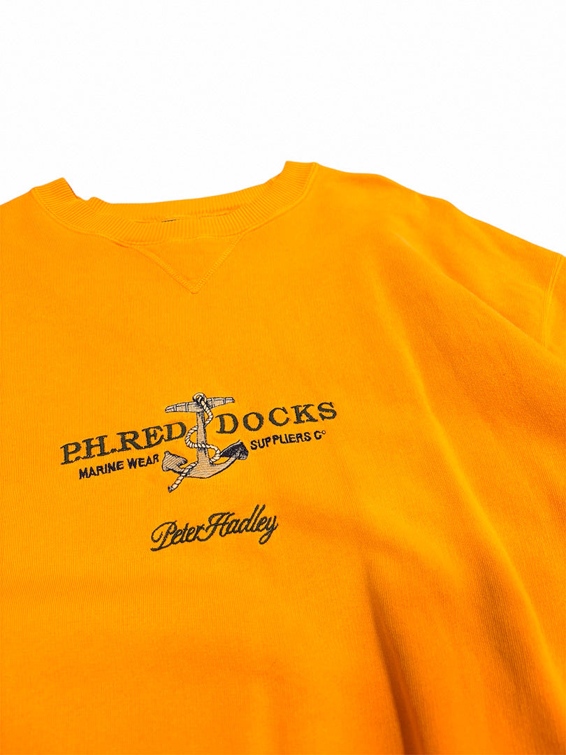 Vintage Sweatshirt Yellow L-XL