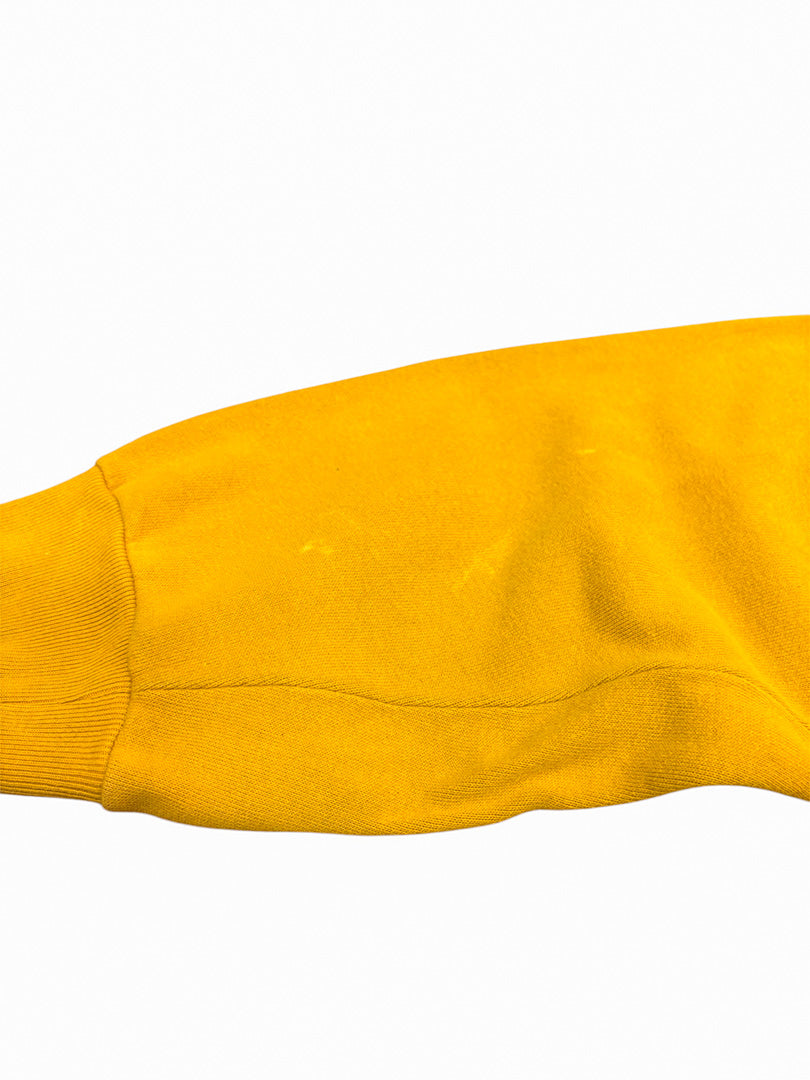 Vintage designer sweatshirt mustard yellow L