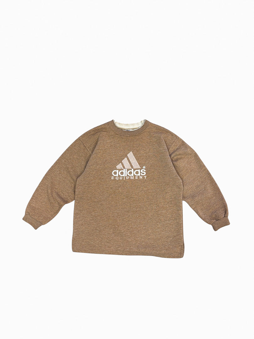 Vintage Adidas Sweatshirt Beige/Brown S