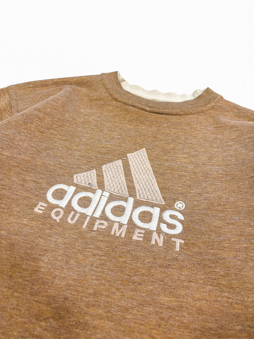 Vintage Adidas Sweatshirt Beige/Brown S