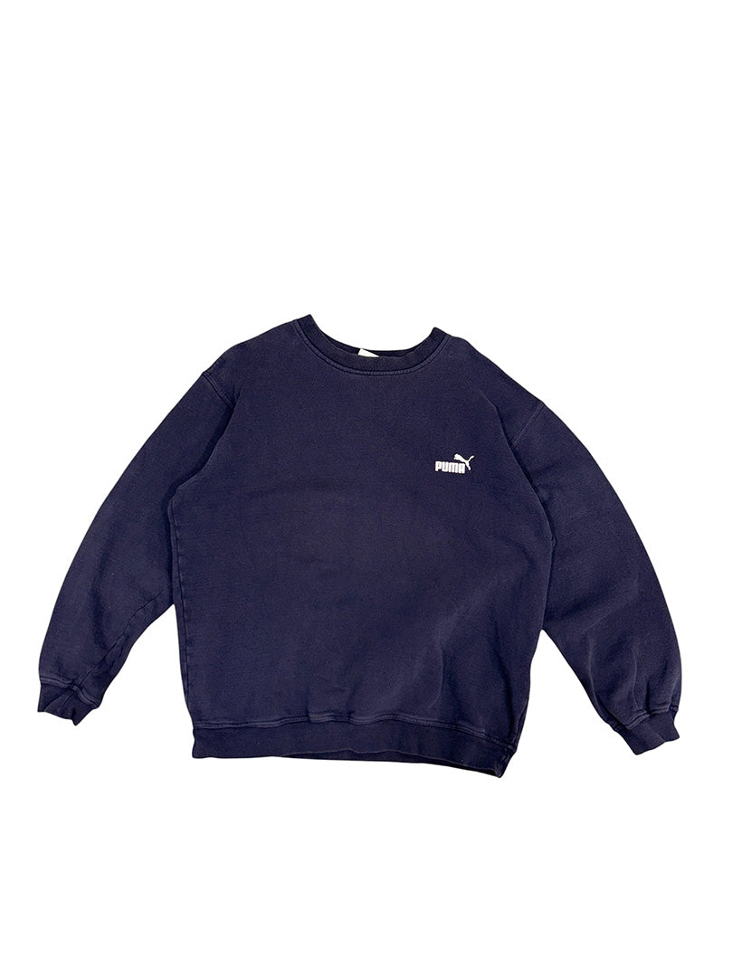 Vintage Puma Sweatshirt Dark Blue M