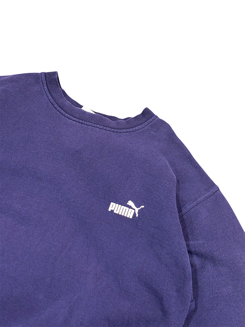 Vintage Puma Sweatshirt Dark Blue M