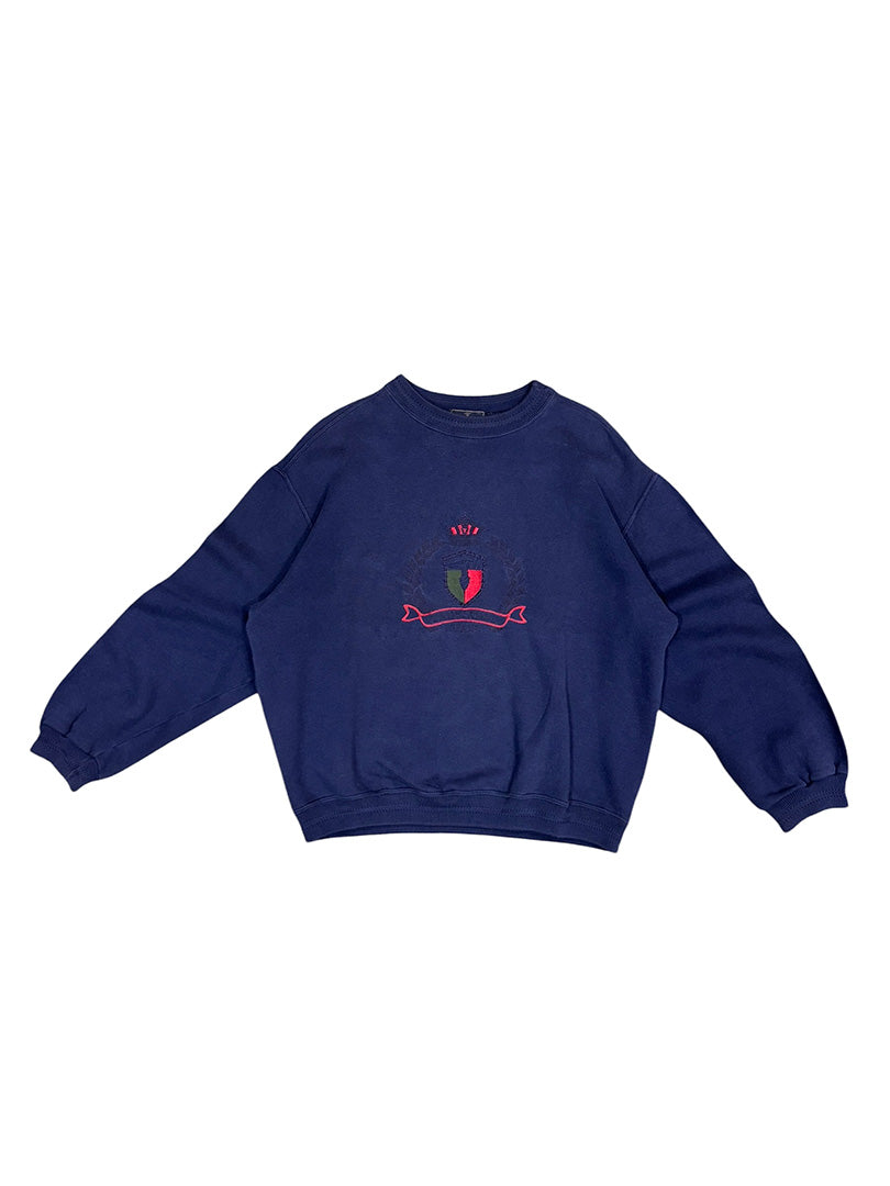 Vintage Designer Sweatshirt Dark Blue M