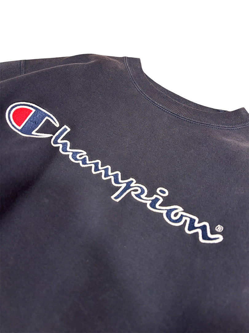 Vintage Champion Sweatshirt Dark Blue S