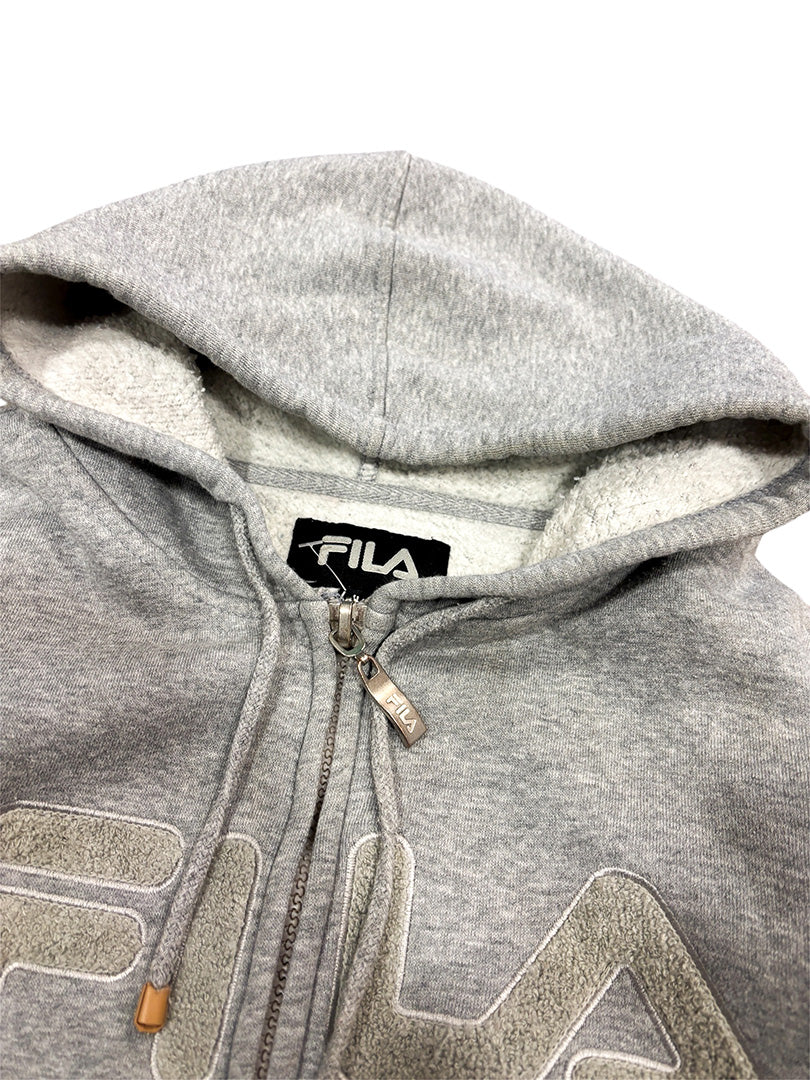 Vintage Fila Hoodie Grau S