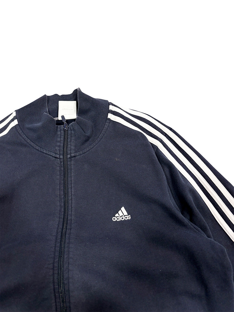 Vintage Adidas Sweatjacke Dunkelblau XL