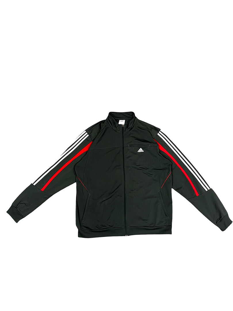 Vintage Adidas Trainingsjacke Grau XXL