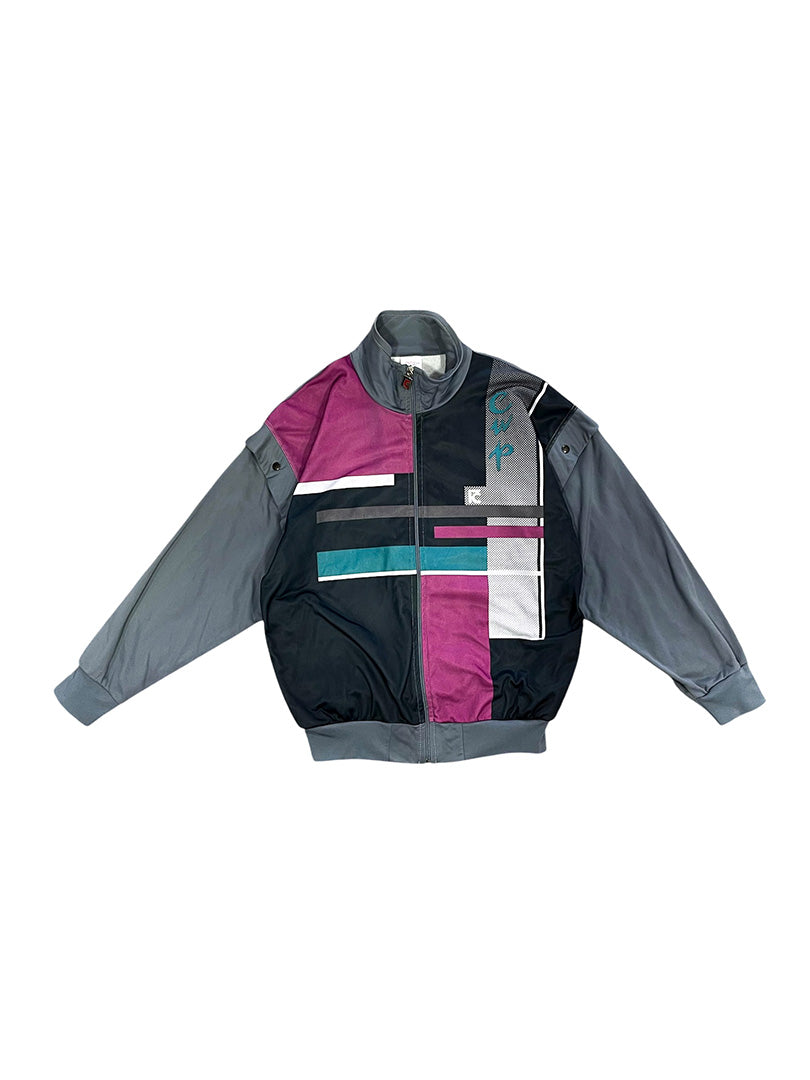 Vintage Tracksuit Jacket Colorful L