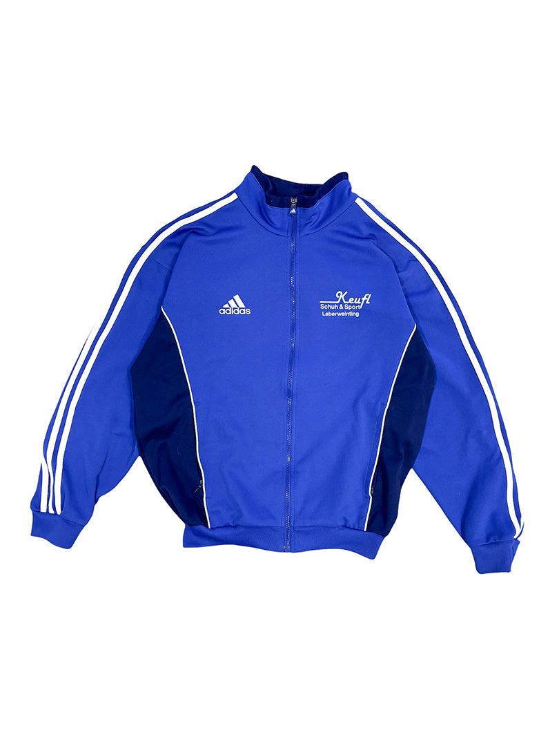 Vintage Adidas Track Jacket Blue L-XL