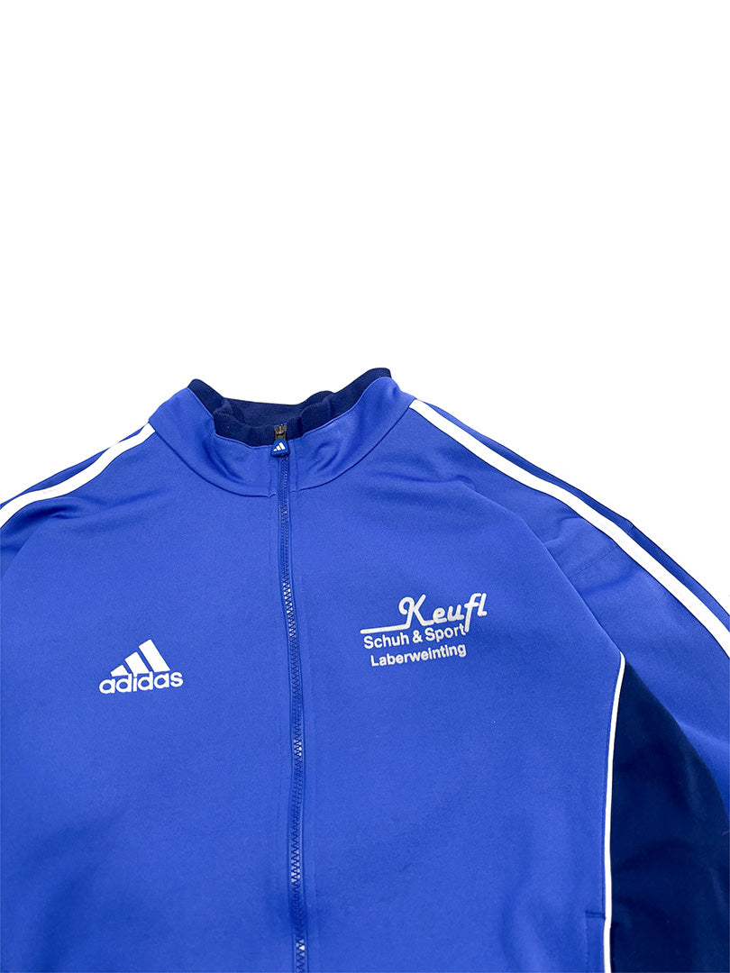 Vintage Adidas Track Jacket Blue L-XL