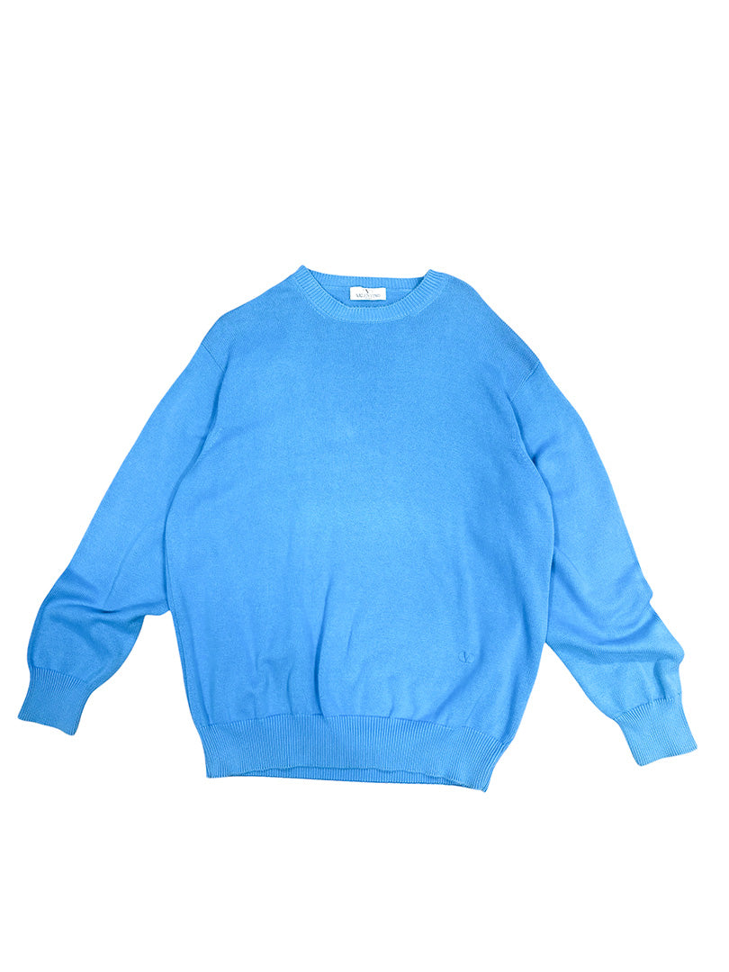 Vintage Designer Knit Blue L