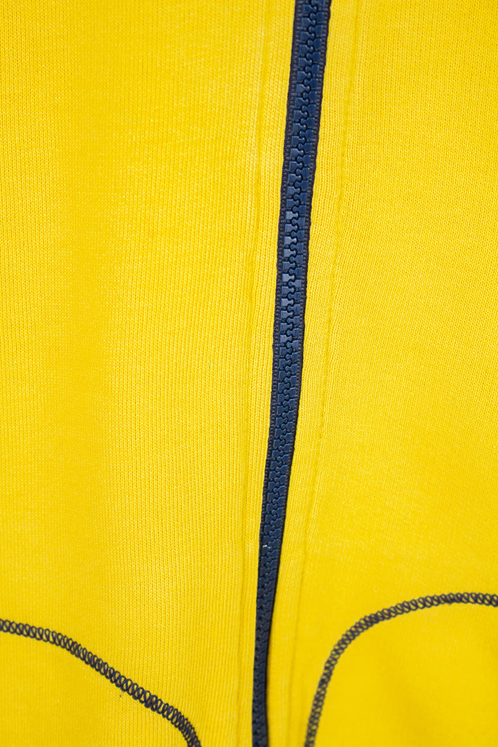 Arena Sweatshirt Jacke in Gelb und Blau S-M