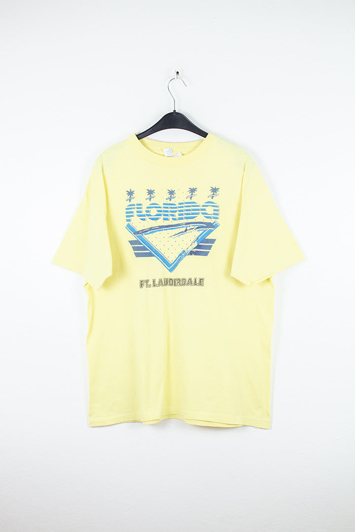 Softee T-Shirt in Gelb XL