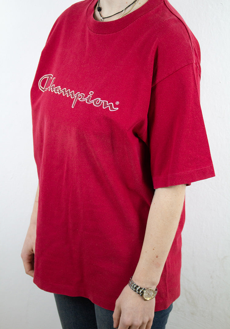 Champion T-Shirt in Rot L